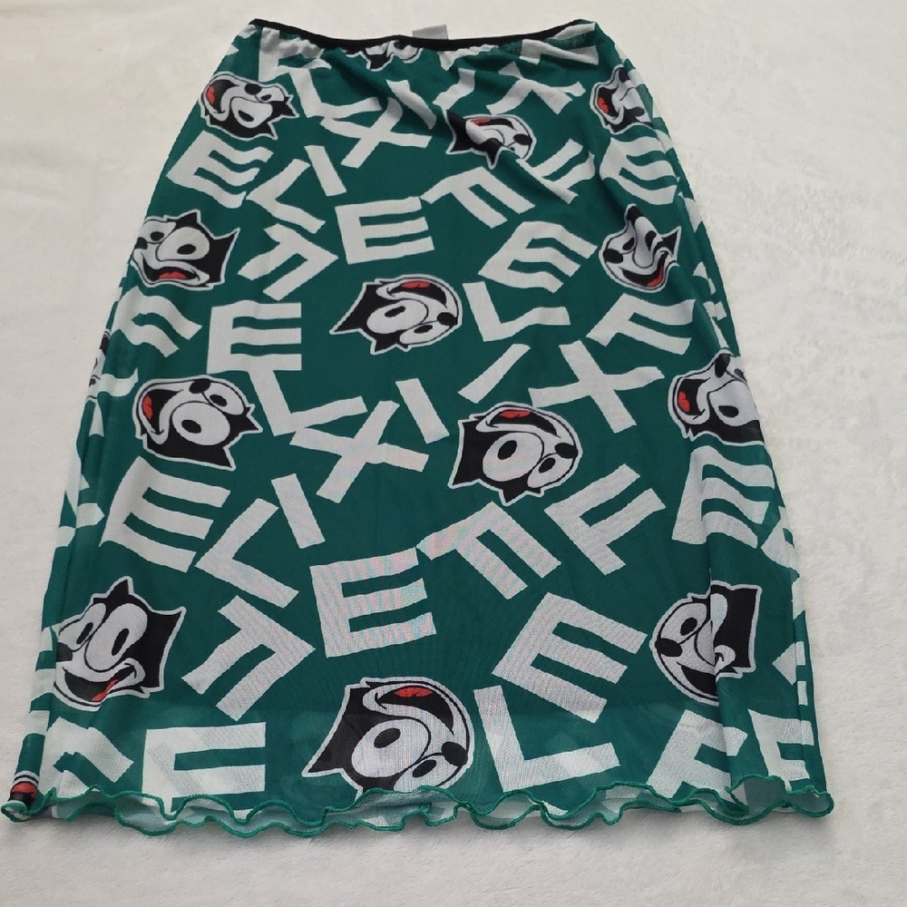 Universal Studios Felix‎ The Cat Midi Skirt.